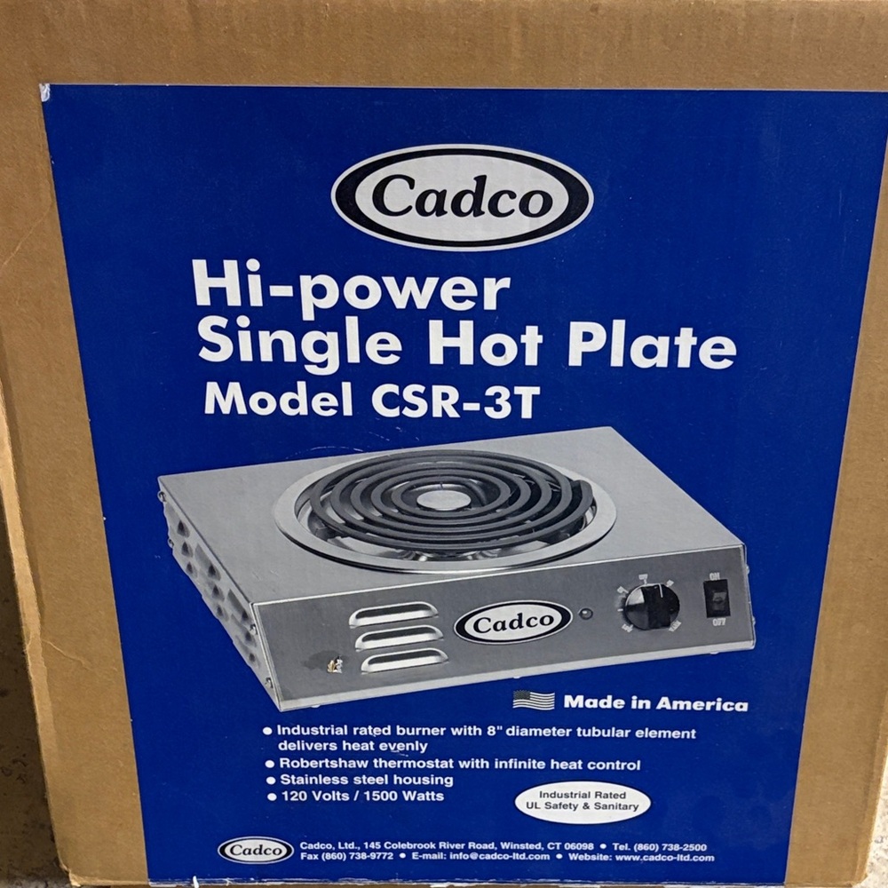 Cadco Hi-Power Single Hot Plate